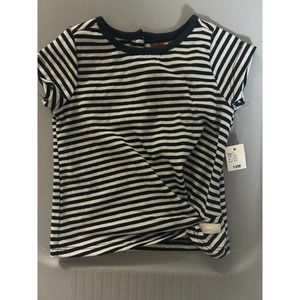 Seven Navy Blue Stripe Shirt Size 12 Month NWT